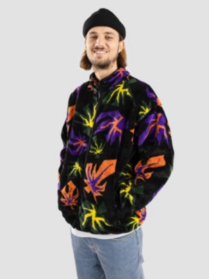 HUF Lowell Jacquard Sherpa Zip Jacket - buy at Blue Tomato